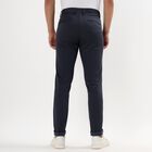Men's Slim Fit Casual Trousers , नेवी ब्लू, small image number null