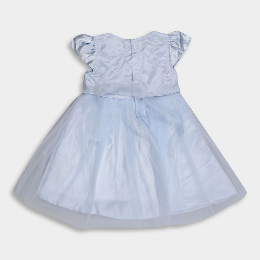 Girls' Frock, Light Blue, large image number null