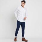 Cotton Printed Casual Shirt, White, small image number null