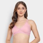 Ladies' Non-Padded Bra, हल्का गुलाबी, small