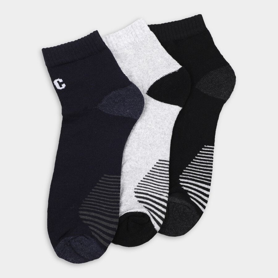 Men's Socks (Pack of 3), नेवी ब्लू, large image number null