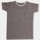 Boys' 100% Cotton Half Sleeves T-Shirt, Dark Grey, small image number null