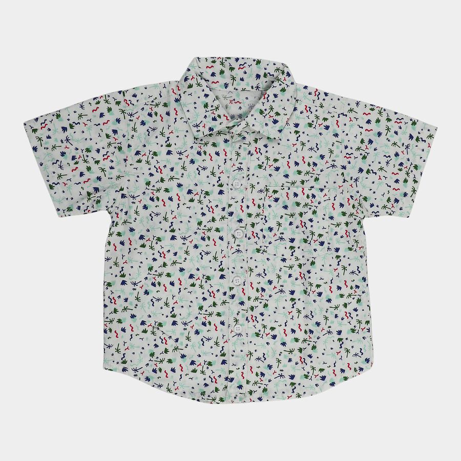 Boys' Casual Shirt, हल्का हरा, large