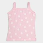Girl's Cotton Vest, गुलाबी, small image number null