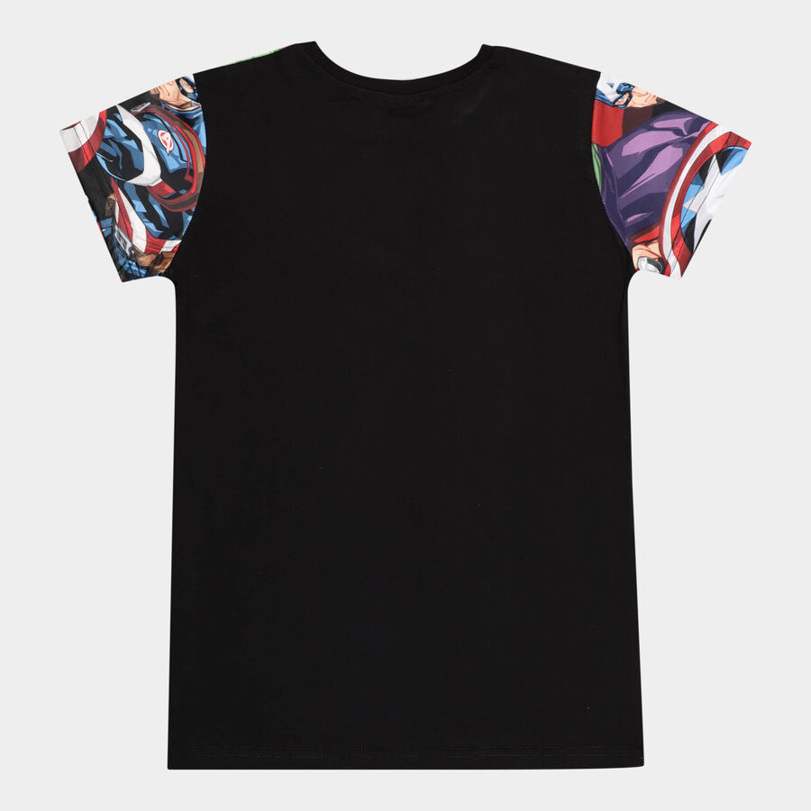 Boys All Over Print T-Shirt, Red, large image number null