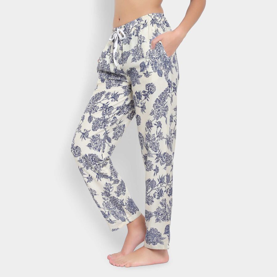 Printed Pyjama, Off White, large image number null