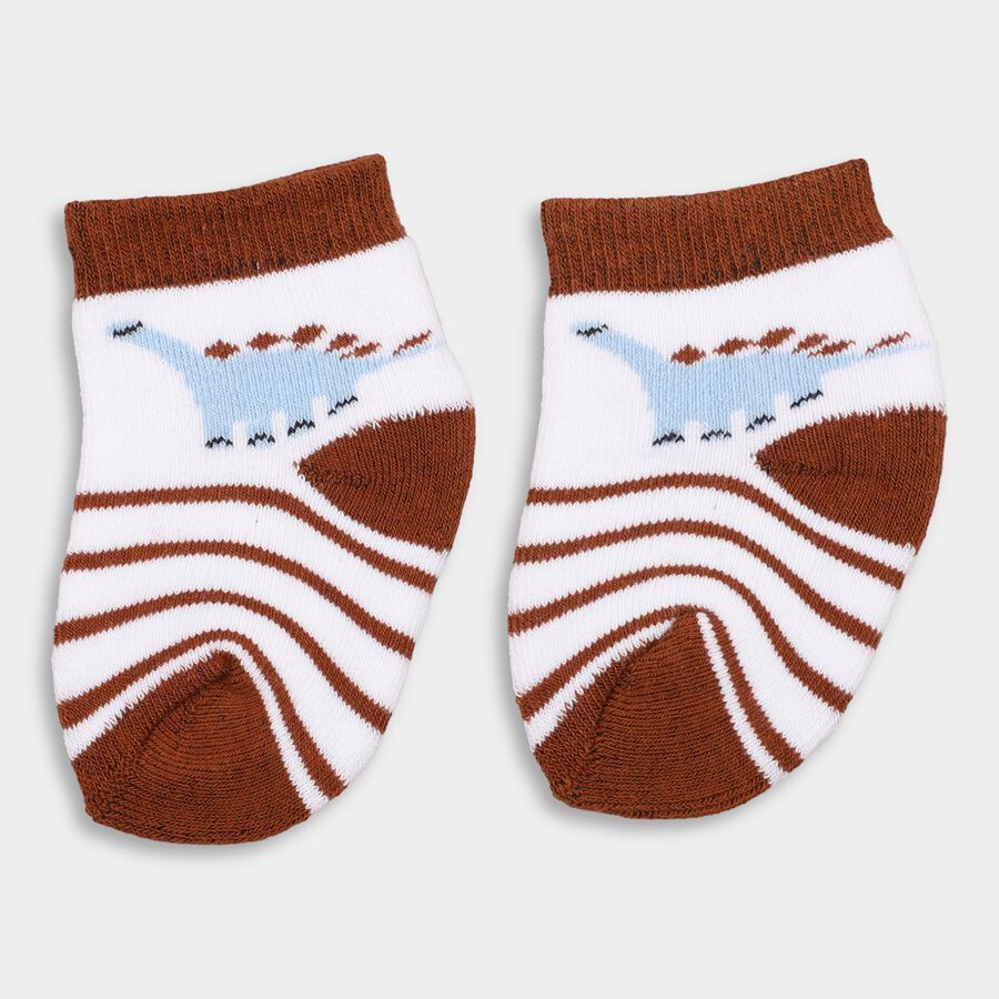 Infants' Socks (Pack of 2), Beige, large image number null