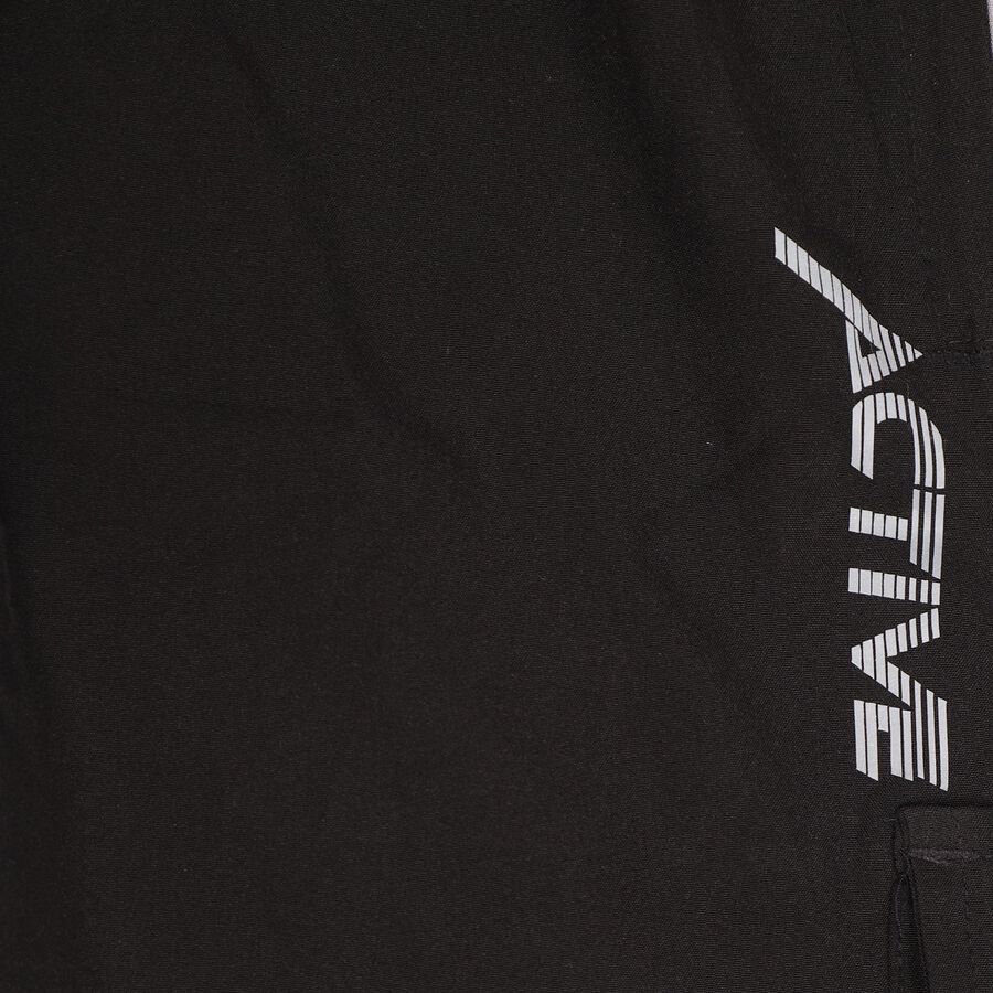Boys' Black Cotton Blend Jogger Pyjama, Black, large image number null