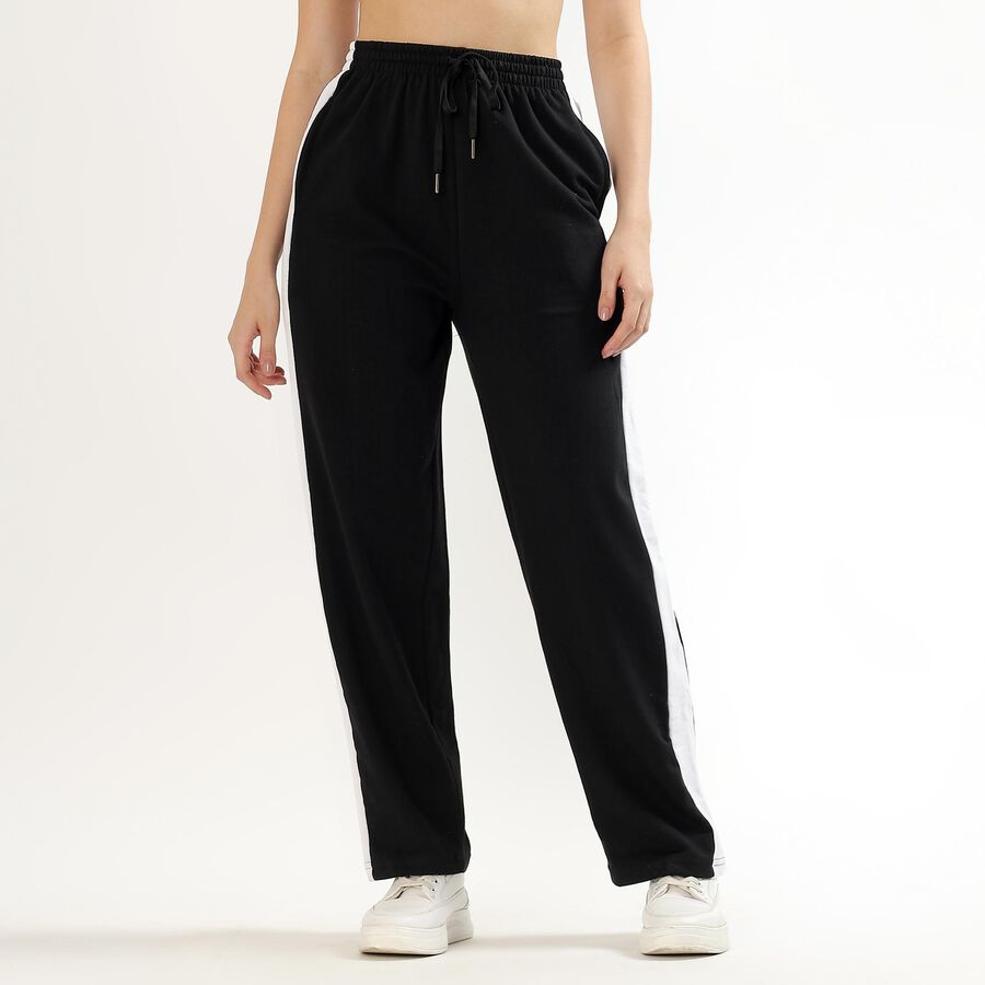 Ladies' Regular Track Pants , Black, large image number null
