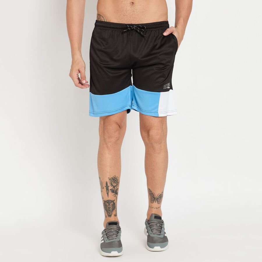 Men's Bermudas, मध्यम नीला, large image number null