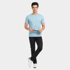Men's Dark Grey Slim Fit Solid Jeans, गहरा ग्रे, small