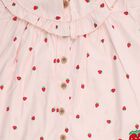 Infants Light Pink Cotton Half Sleeve Round Casual Shirt, Light Pink, small