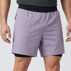 Men's Mid Blue Regular Fit Sports Shorts, मध्यम नीला, small