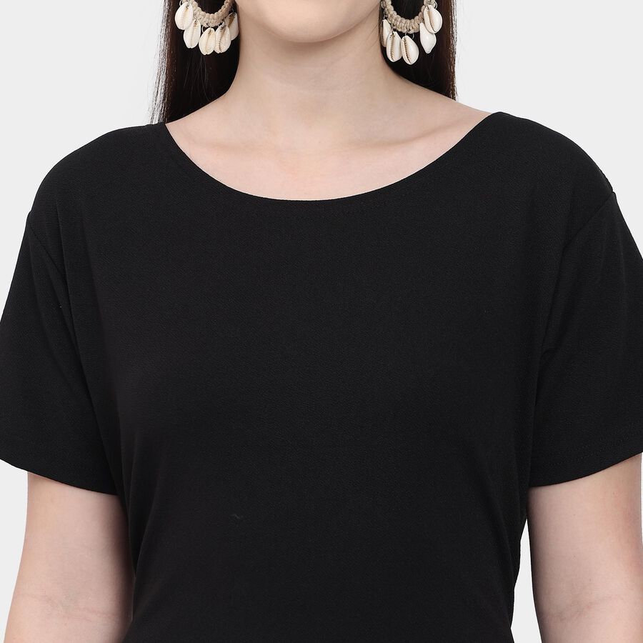 Ladies' Dress, काला, large