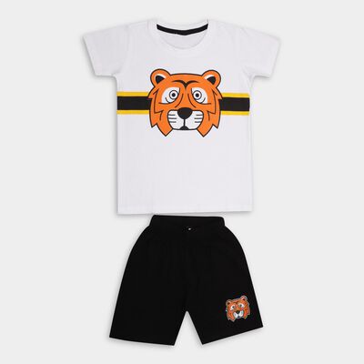 Boys' 100% Cotton Knit Baba Suit