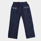 Girls' Blue Slim Fit Jeans, Dark Blue, small