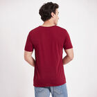 Round Neck T-Shirt, Maroon, small image number null