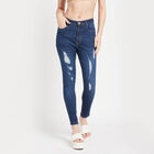 Skinny Fit High Rise Jeans, Mid Blue, small image number null