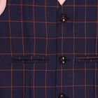 Boys' 100% Cotton Casual Shirt, Navy Blue, small image number null