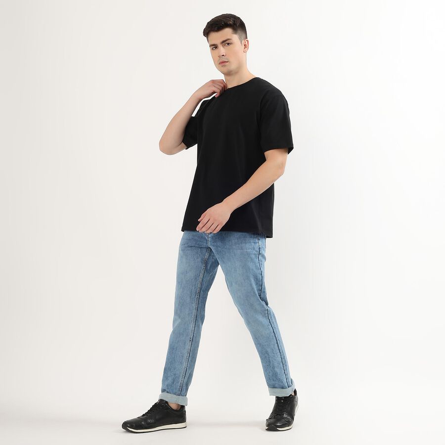 Men's Skinny Jeans, Mid Blue, large