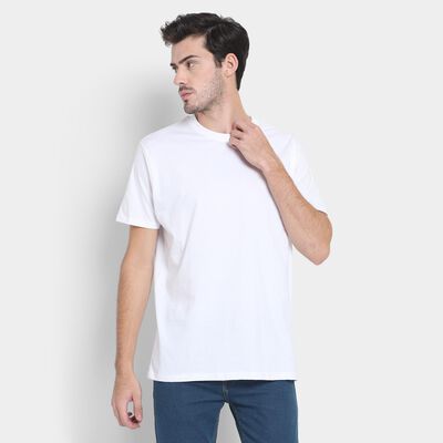 Men's 100% Cotton Round Neck Half Sleeves T-Shirt 