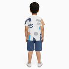 Boys' Woven Baba Suit, Off White, small image number null