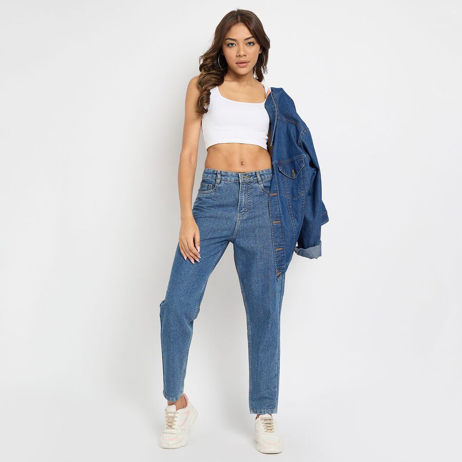 Ladies' Jeans, हल्का नीला, large image number null