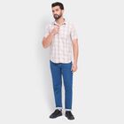 Men's 100% Cotton Casual Shirt, Beige, small image number null