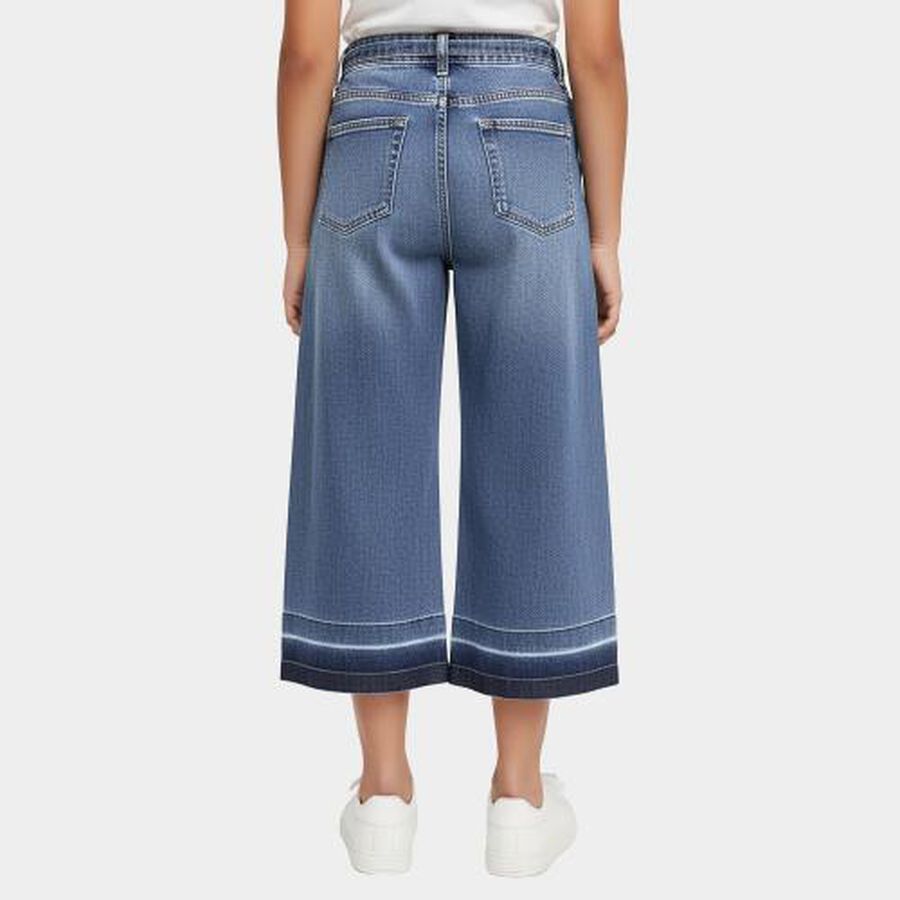 Girls' Jeans, मध्यम नीला, large image number null
