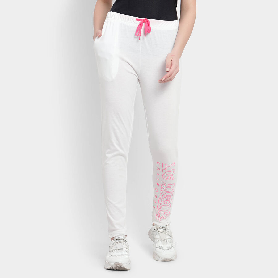Solid Joggers, White, large image number null
