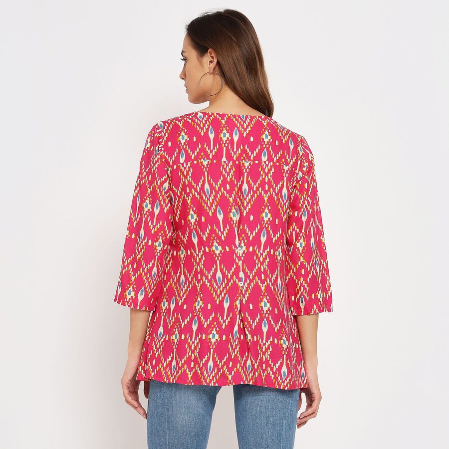Ladies' Kurti, रानी (फ्यूशिया), large image number null