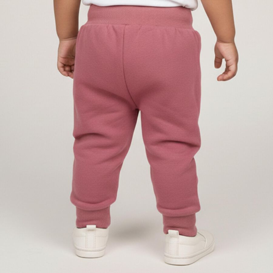 Infants Muted Pastel Pink Cotton Blend Pyjama, Light Pink, large image number null