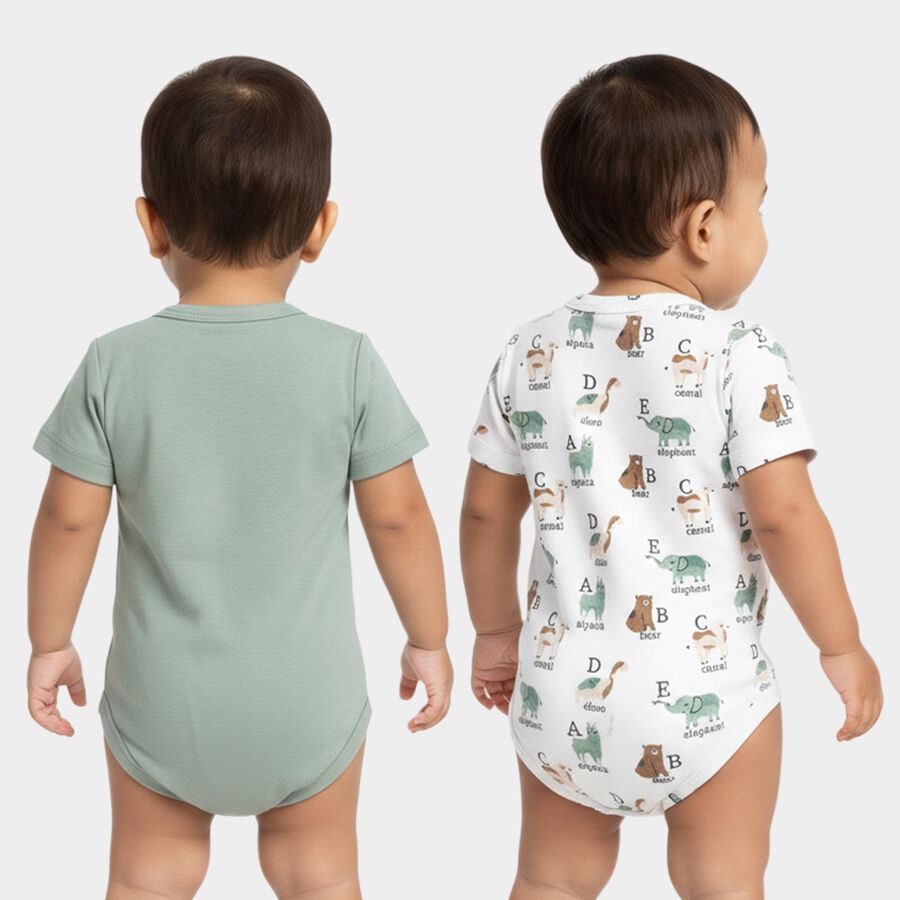 Infants' Bodysuit, हल्का हरा, large