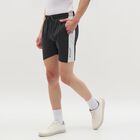 Men's Charcoal Black Regular Fit Active Bermuda Shorts, Charcoal, small