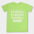 Boys' Half Sleeves T-Shirt, Light Green, small image number null
