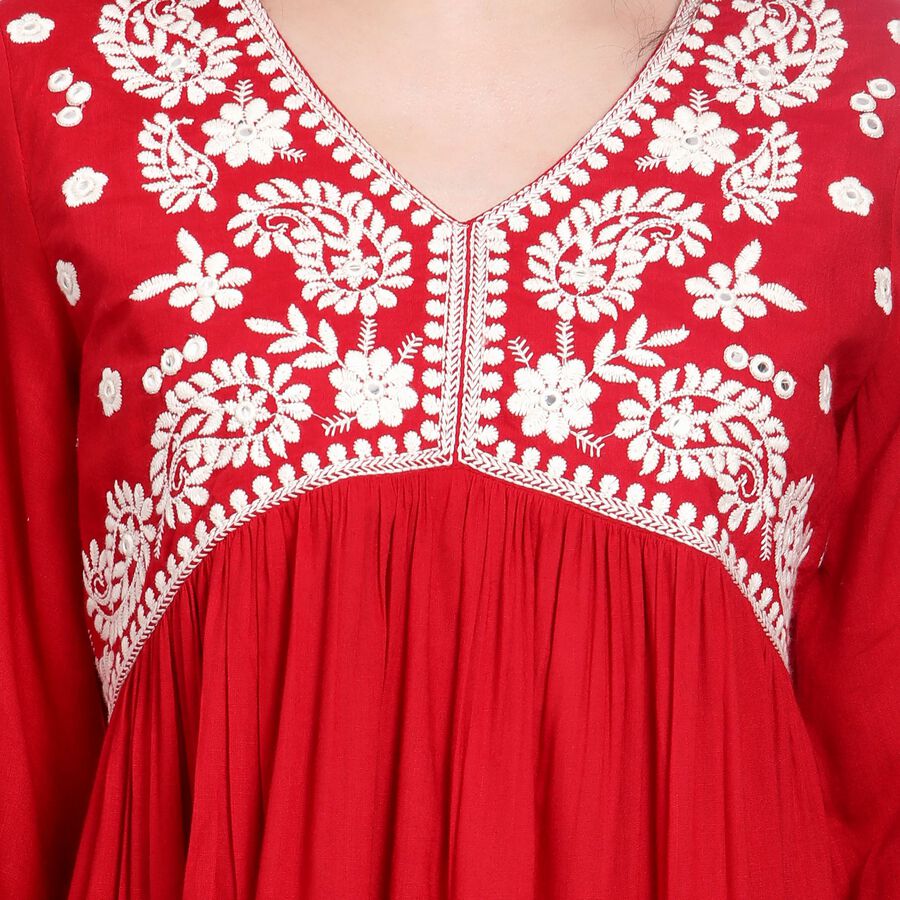 Ladies' Kurta , Red, large image number null