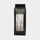 Men's White Striped Pack of 3 Handkerchief, सफ़ेद, small
