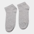 Men's Socks (Pack of 3), काला, small