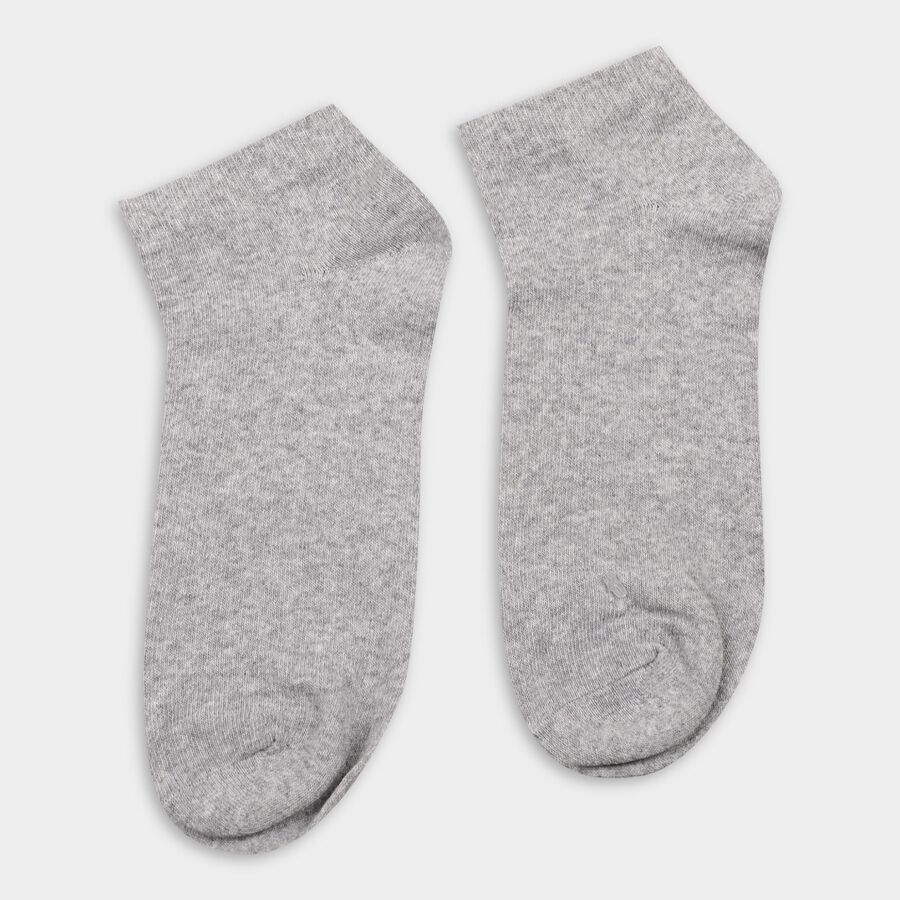 Men's Socks (Pack of 3), काला, large