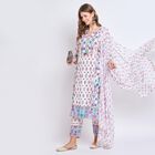 Ladies' Cotton Kurta, हल्का नीला, small image number null