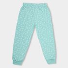Girls' Mint Green Printed Jogger Pyjama, Light Green, small image number null