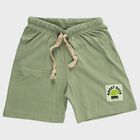 Boys' Cotton Blend Regular Fit Bermuda Shorts, Light Green, small