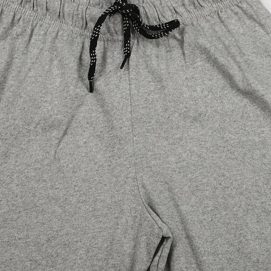 Boys Grey Regular Fit Graphic Print Jamaican Shorts, Light Grey, large