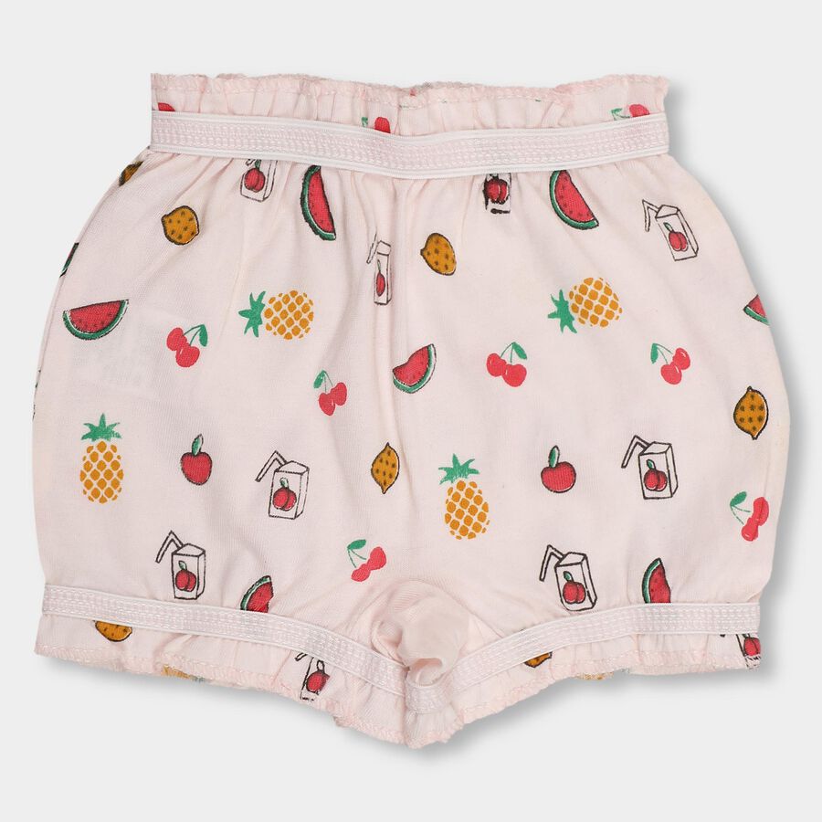 Infants' 100% Cotton Bloomer, Light Pink, large