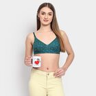 Ladies' Bra, गहरा हरा, small image number null