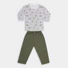 Infants' 100% Cotton Baba Suit , ओलिव, small image number null