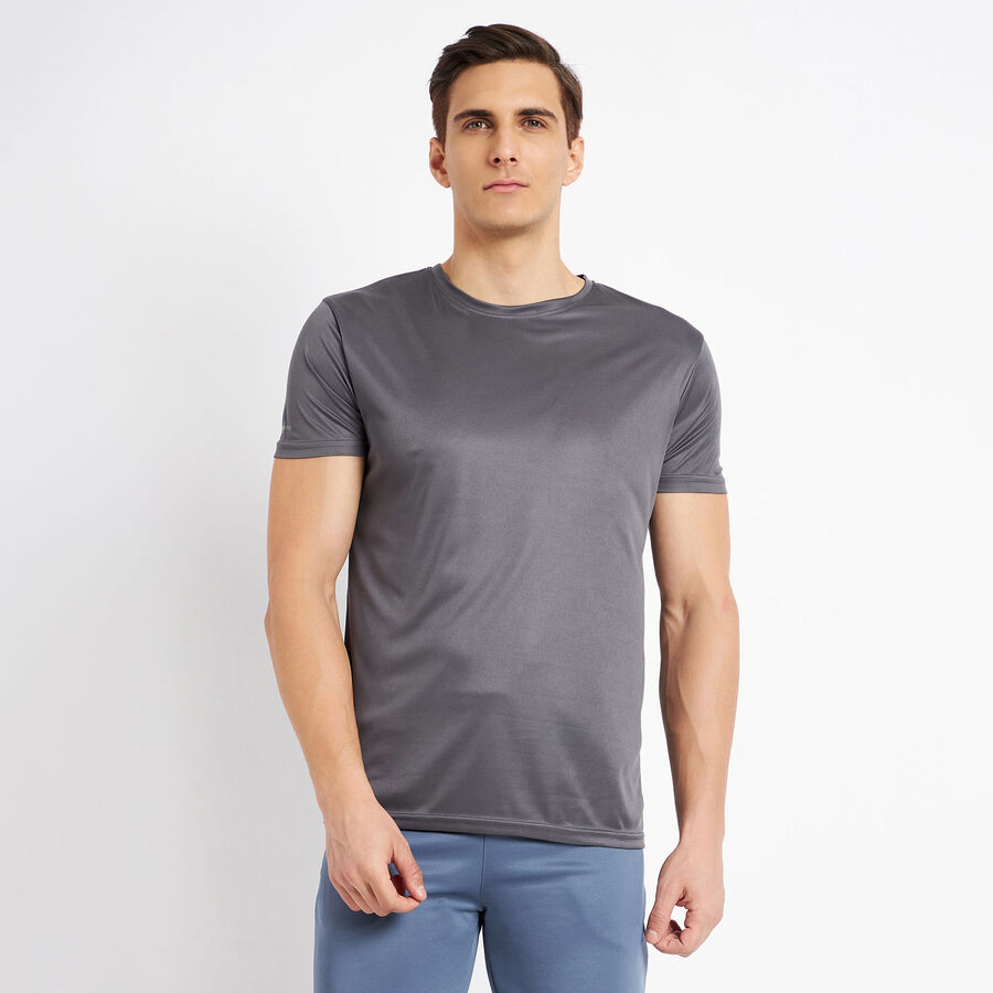 Solid Drifit T-Shirt, Dark Grey, large image number null