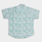 Boys' 100% Cotton Casual Shirt, Light Green, small image number null