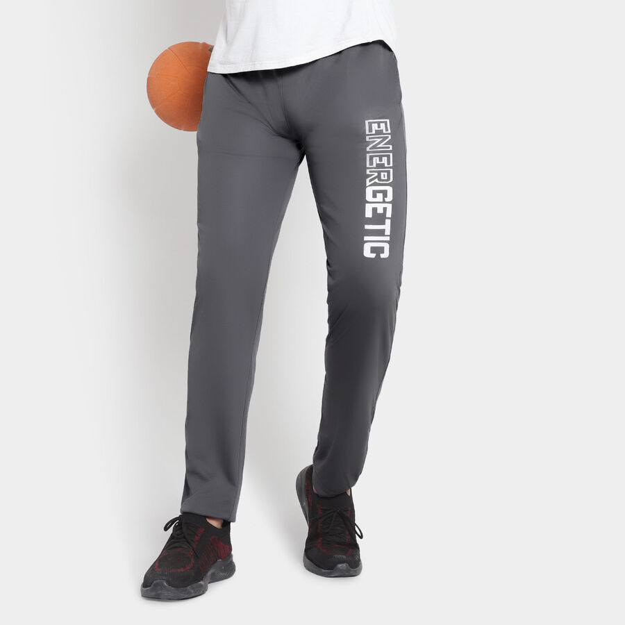 Solid Track Pants, Dark Grey, large image number null