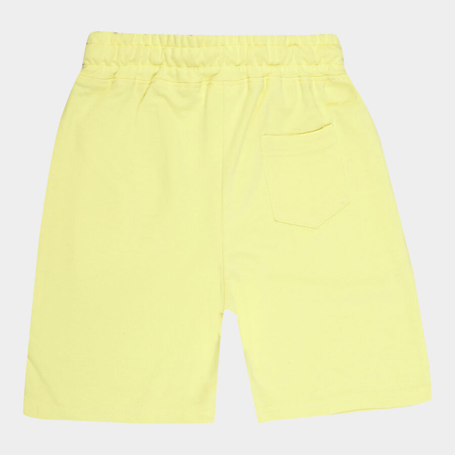 Boys Solid Bermuda, पीला, large image number null